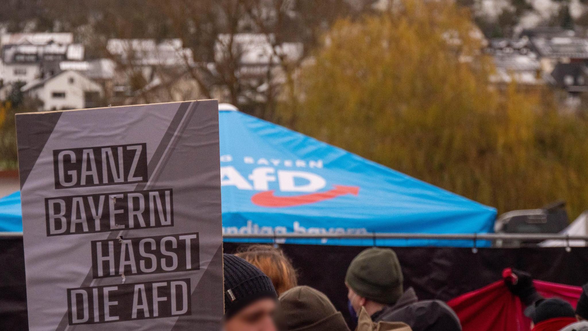 Landesparteitag der AFD in Greding