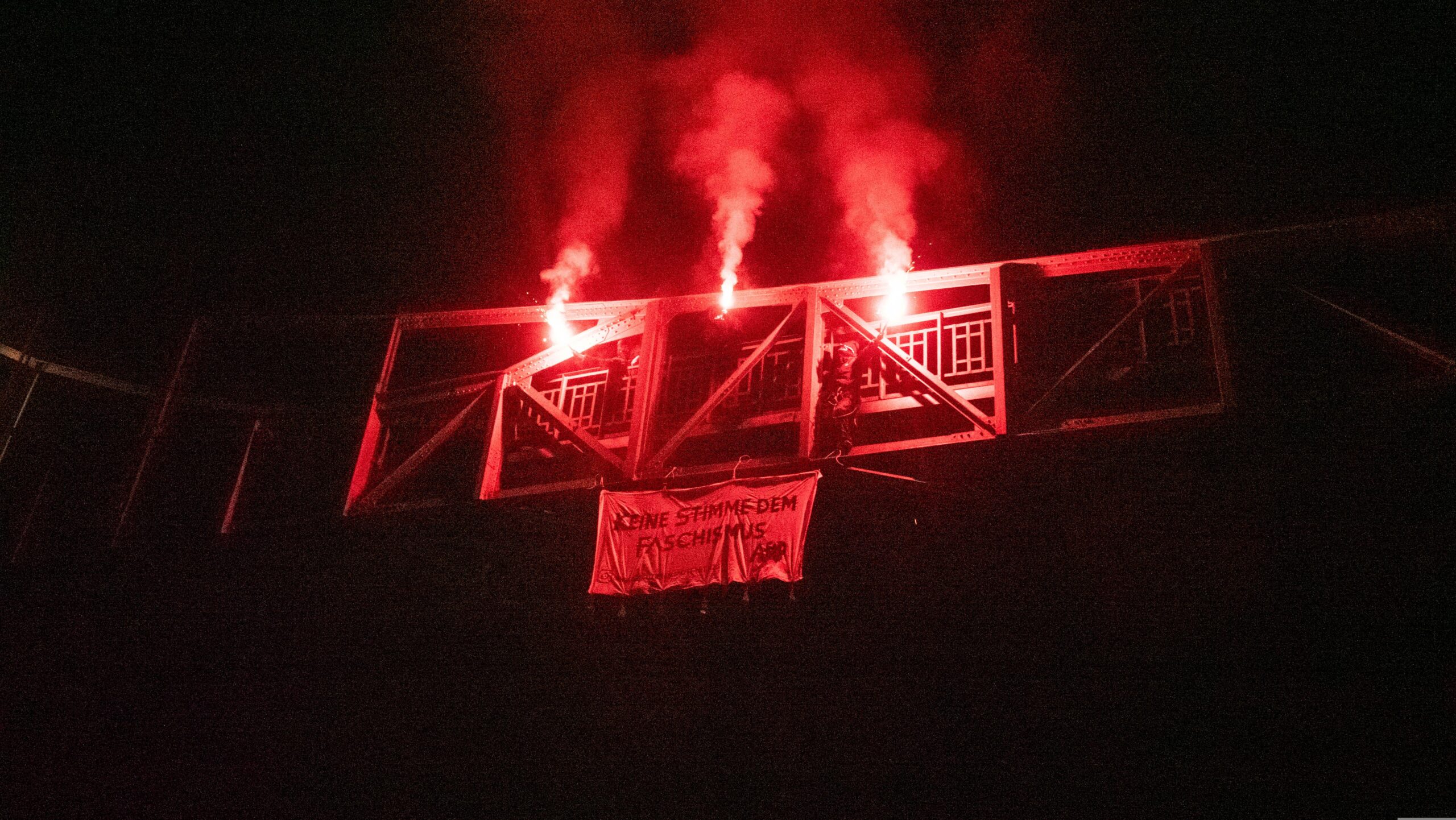 Bannerdrop in Passau am 27.1.25