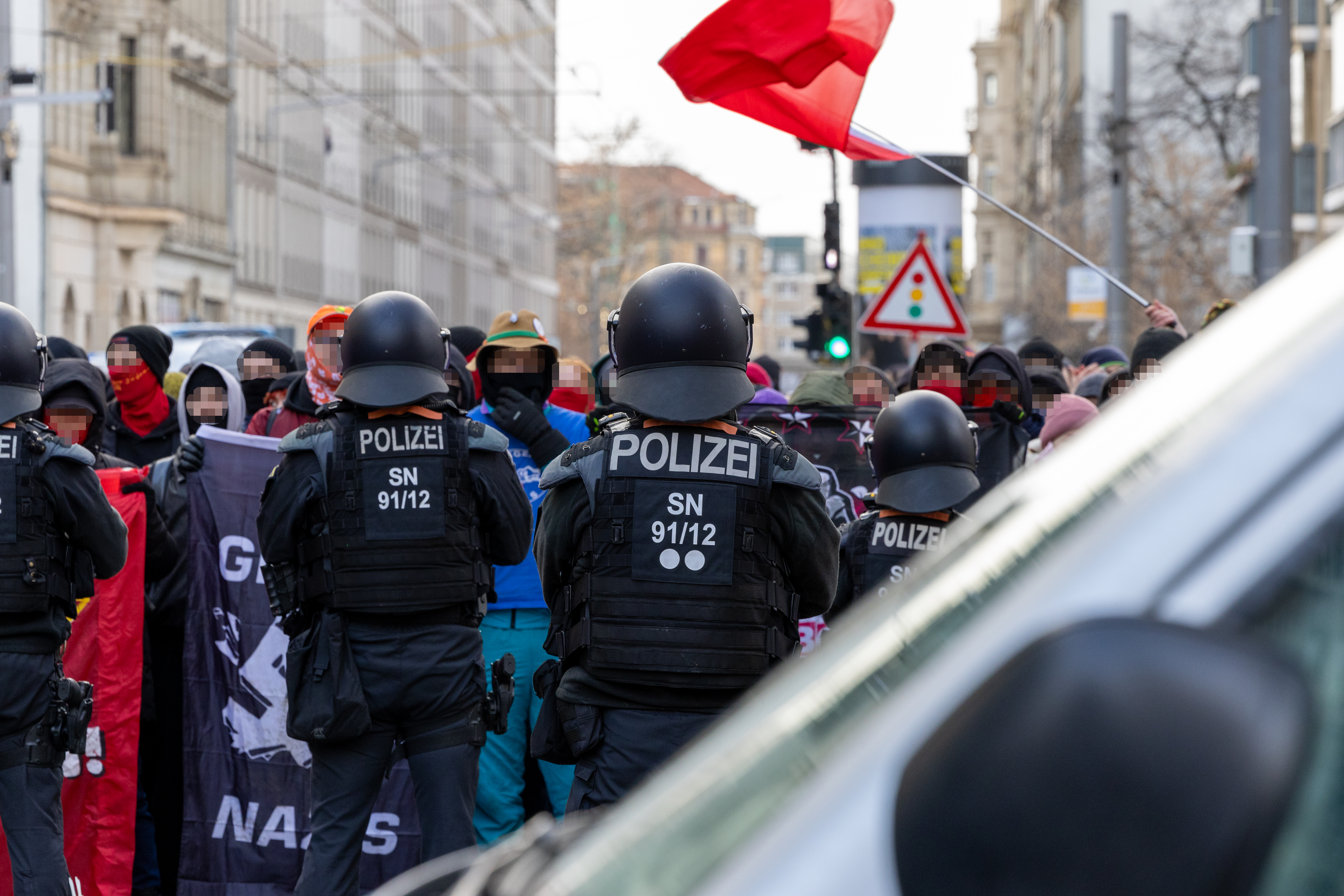 „Nazi-Trauermarsch Blockieren!“ DD 15.02.2025 Teil 1